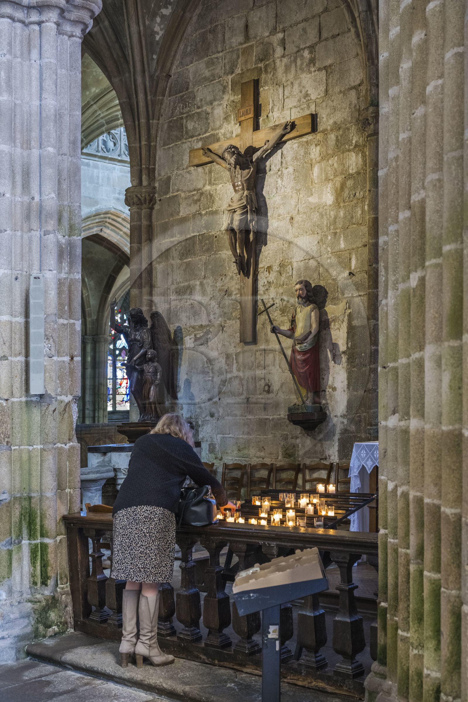 France, Côtes-d'Armor (22), Tréguier, cathédrale Saint-Tugdual