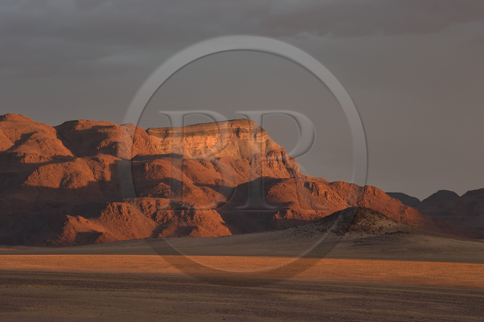 Namibie, région de Hardap, désert du Namib à l'Est du parc national Namib Naukluft vers Sossusvlei