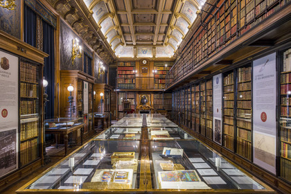 France, Oise, Chantilly, the castle of Chantilly, the library (Cabinet des Livres)