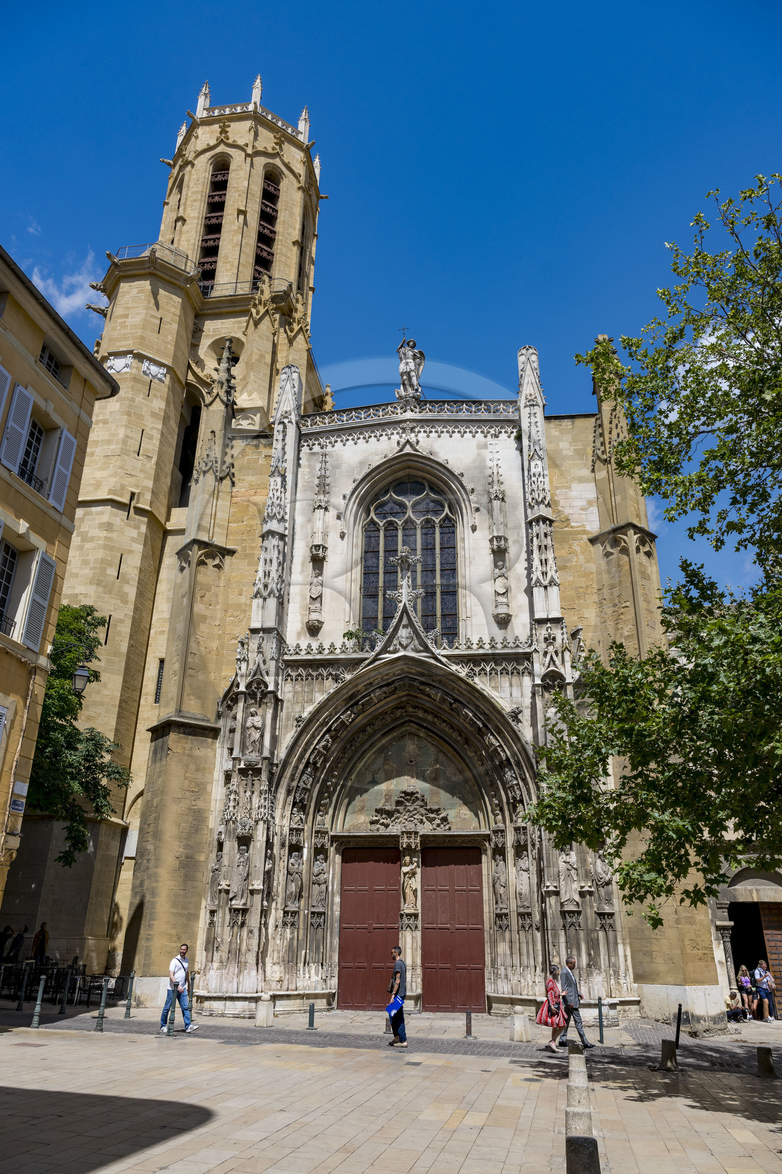France, Bouches-du-Rhône (13), Aix en Provence, Cathedrale Saint Sauveur (XIIe au XVIe siecle)