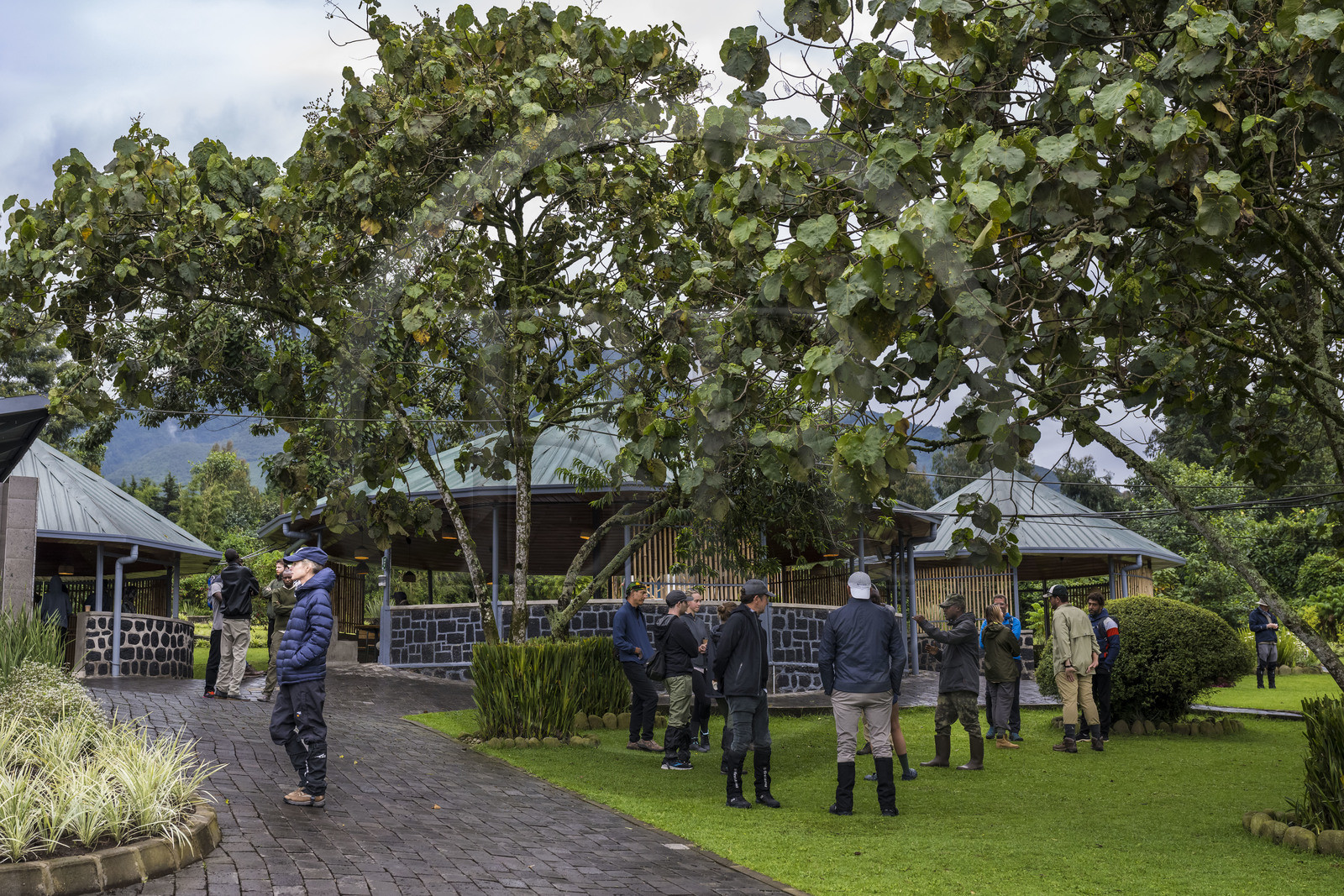 Rwanda, Province du Nord, District de Musanze, Kinigi,, QG du Parc National des volcans