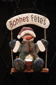 France, Haut Rhin (68), Kaysersberg, decoration de Noel