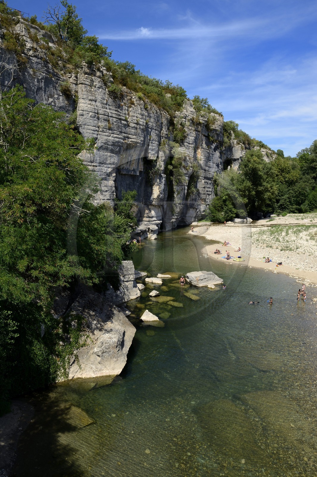 France, Ardèche (07), Gorges de l'Ardèche, Labeaume, gorges de la rivière La Beaume