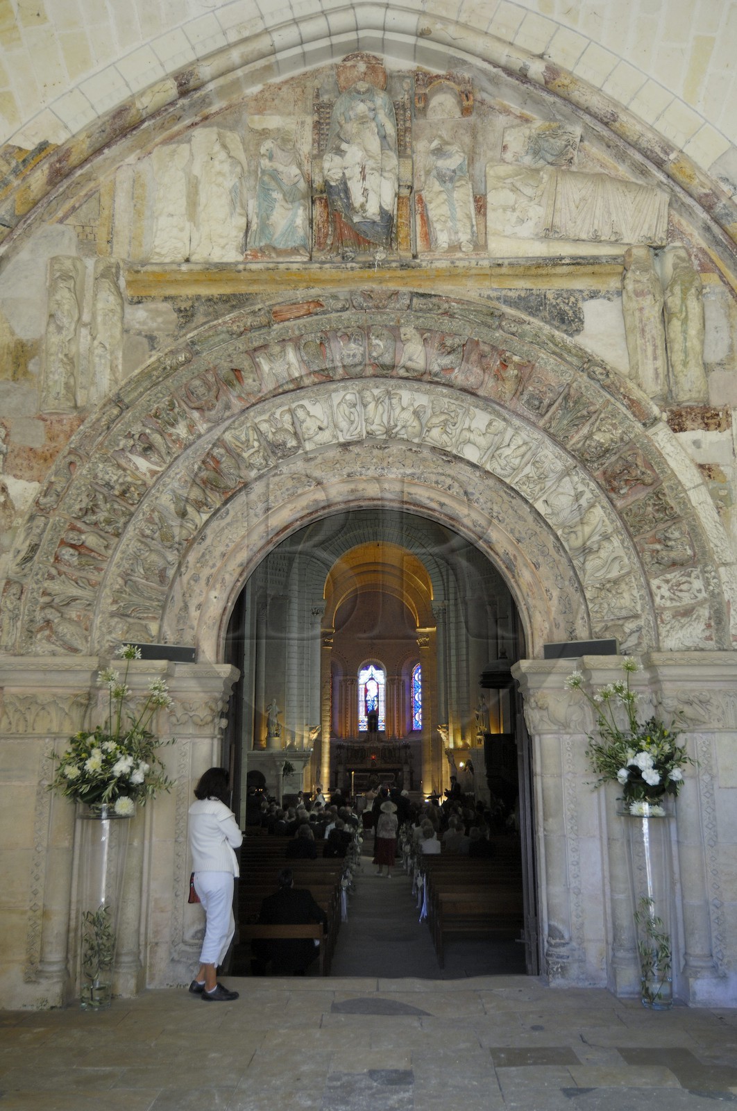 France, Indre et Loire, Loches, the Saint Ours abbey