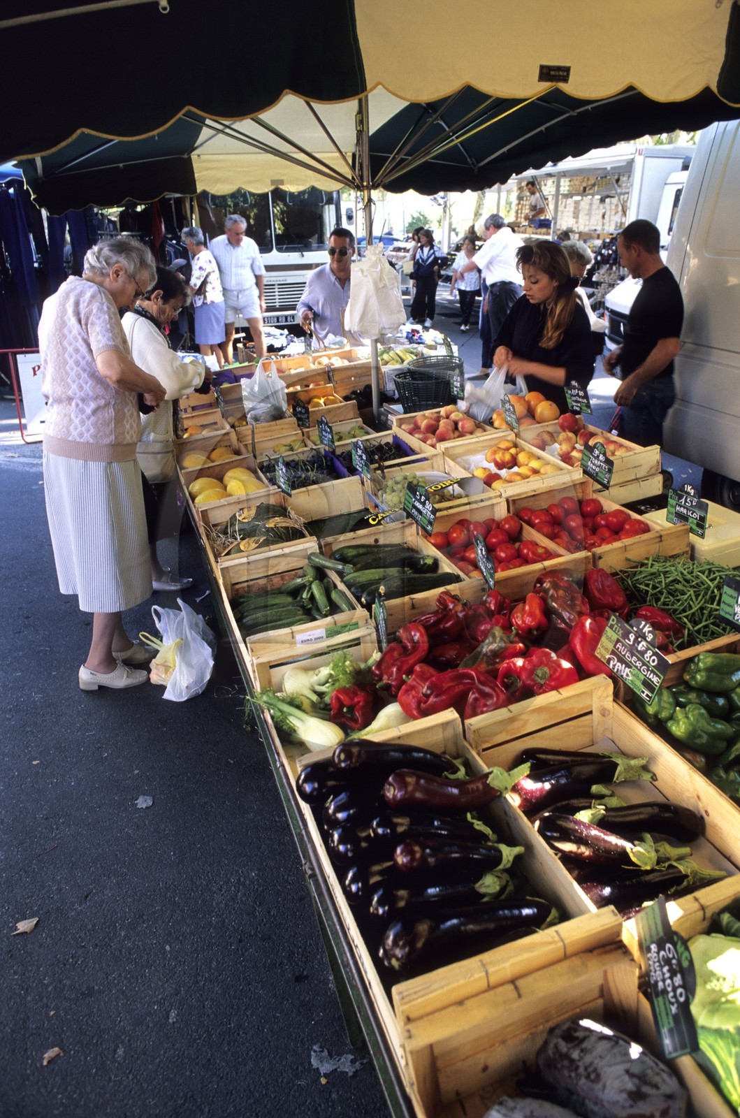 France, Vaucluse (84), Carpentras, le march