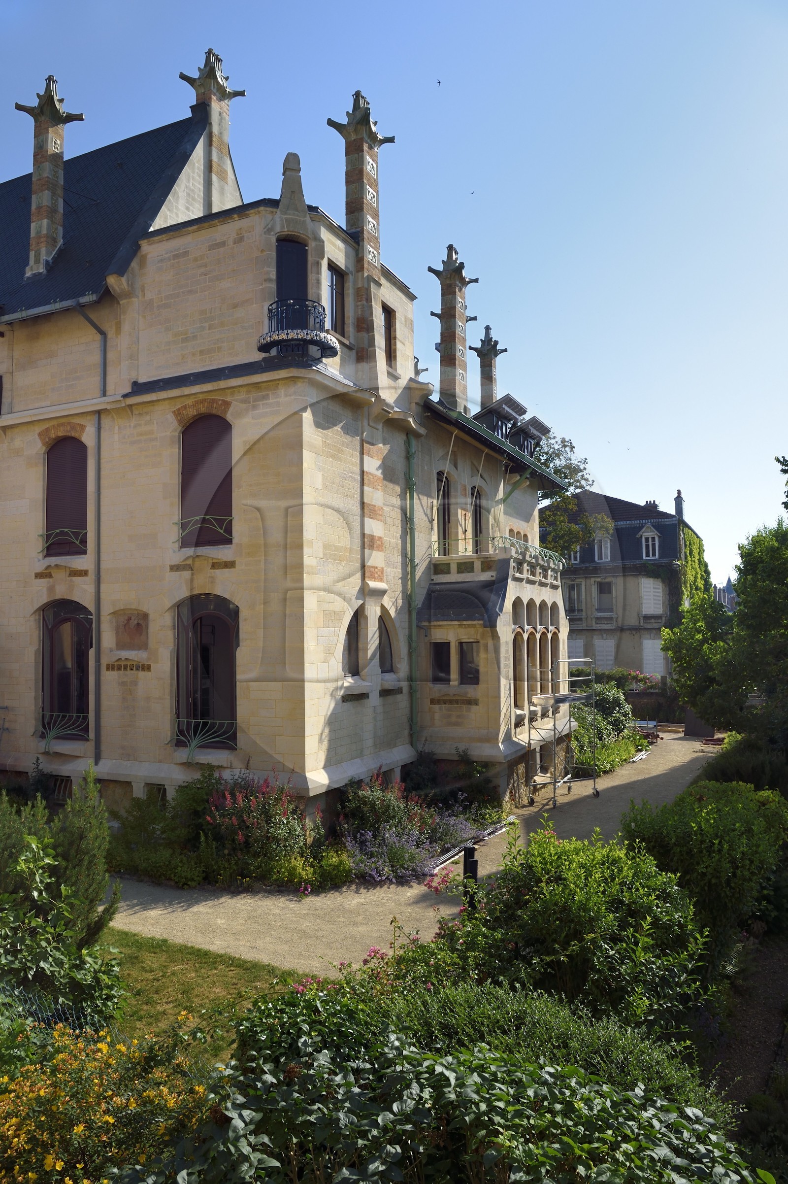 France, Meurthe-et-Moselle (54), Nancy, la Villa Majorelle de style Art Nouveau par l'architecte Henri Sauvage