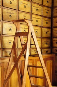 France, Saone et Loire, Châlon sur Saone, old pharmacy of Saint Laurent hospital