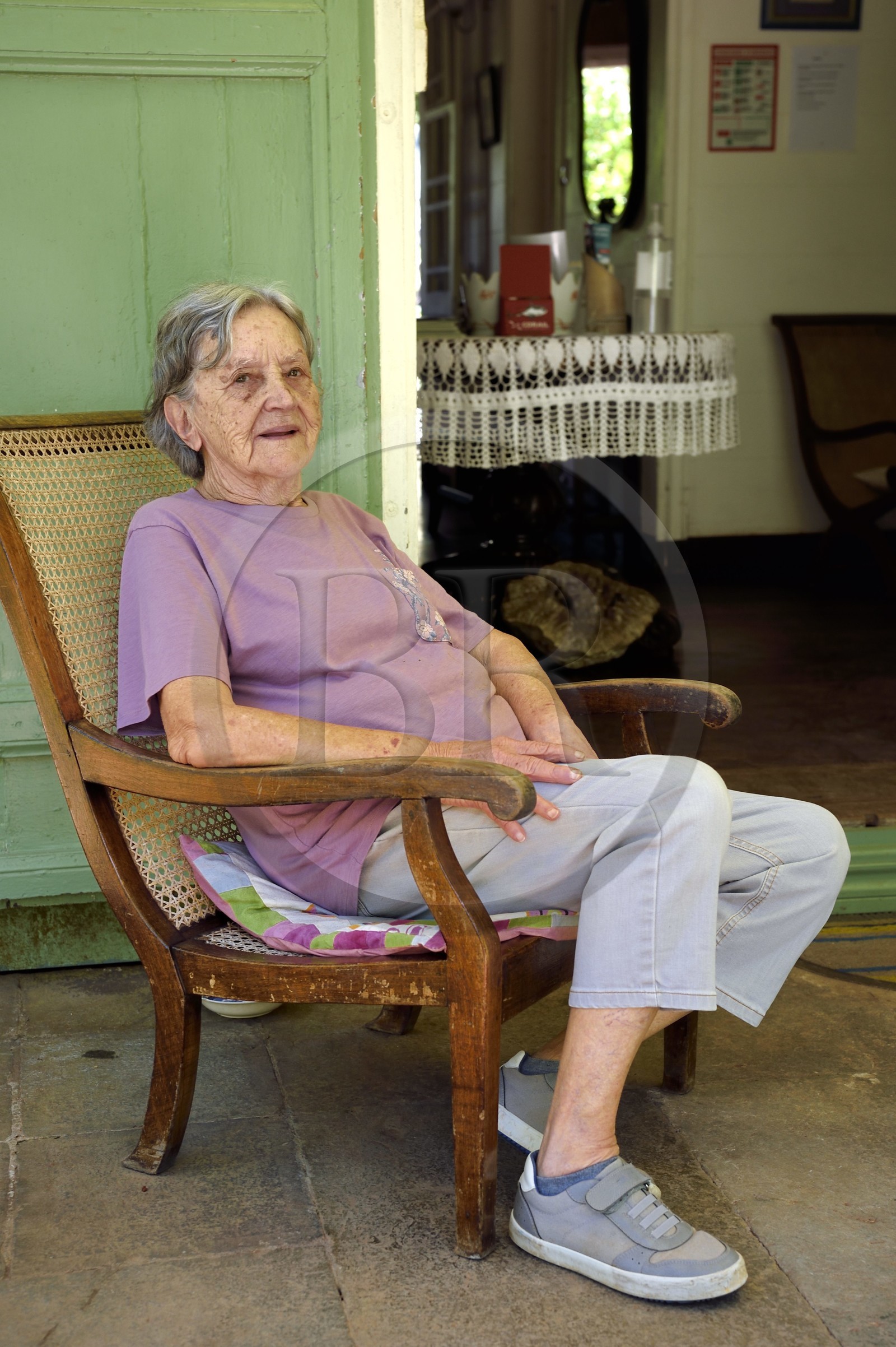 France, Reunion island (French overseas department), Cirque de Salazie, listed as World Heritage by UNESCO, Hell-Bourg, labeled labelled Les Plus Beaux Villages de France (The Most Beautiful Villages of France), the Villa or Maison Folio with the traditional Creole architecture of the 19th century, Solange Folio