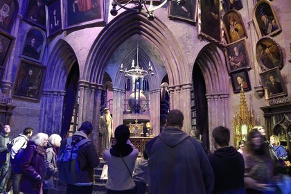 Royaume-Uni, Hertfordshire, Leavesden, Leavesden Film Studios, Harry Potter Studio Tour London, les coulisses du tournage des 8 films de Harry Potter, le bureau de professeur Dumbledore à l'école de Poudlard