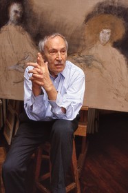 Italie, Vénétie, Venise, le peintre Zoran Music