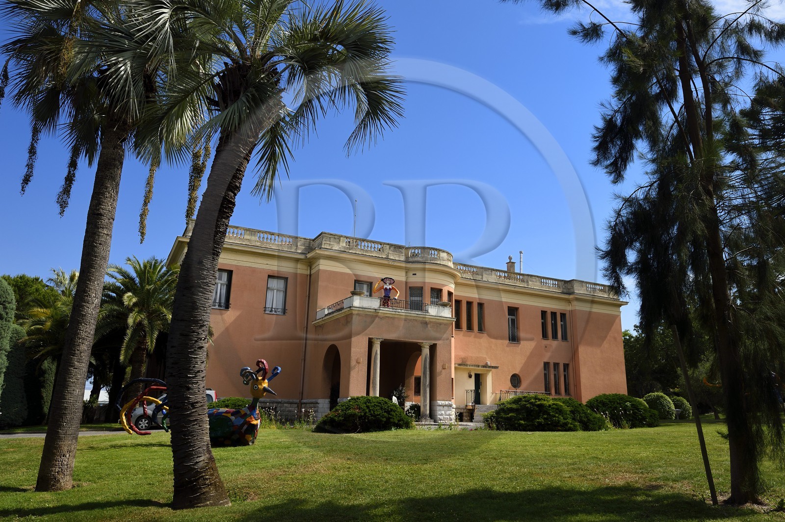 France, Alpes-Maritimes (06), Nice, colline de Fabron, musée international d'art naïf Anatole Jakovsky, ancien chateau Sainte-Hélène qui fut la résidence du parfumeur François Coty à partir de 1922