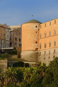 France, Haute Corse, Bastia, the Citadel district of Terra Nova, the palace of the Genoese governors that hosts the Musee d'Histoire de Bastia (Museum of Bastia History)