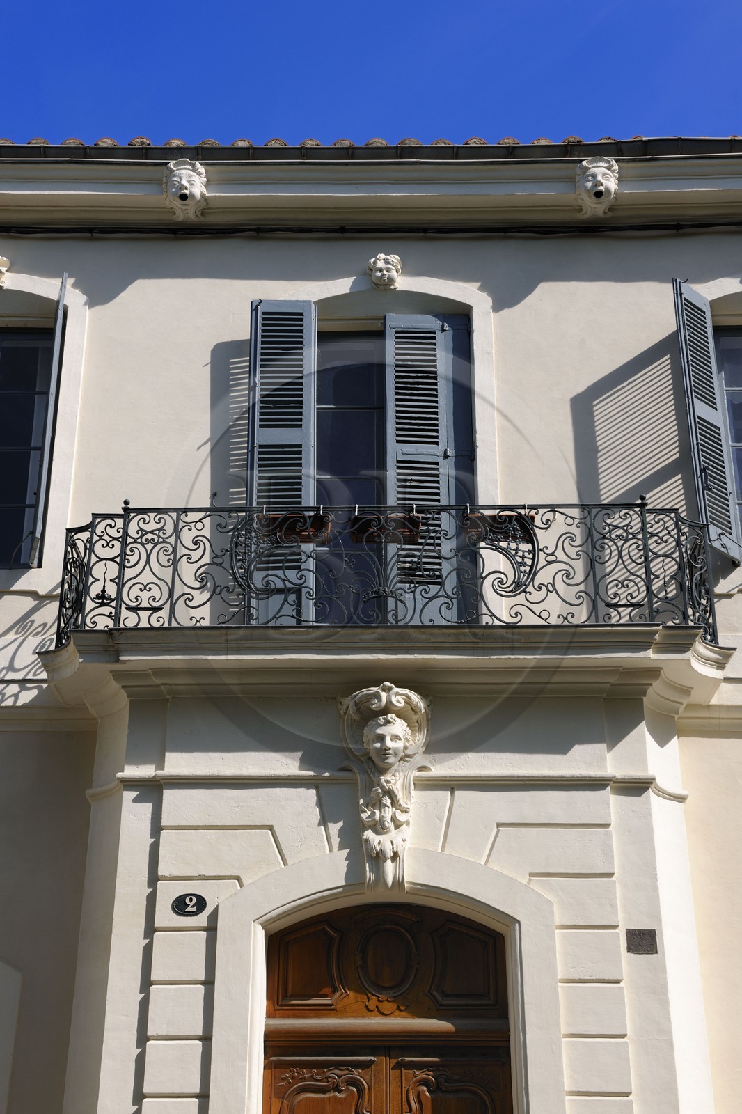 France, Gard (30), Nimes, maison square de la Bouquerie