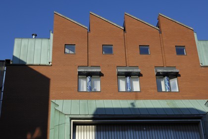 Irlande, Dublin, quartier de Temple Bar, immeuble réhabilité