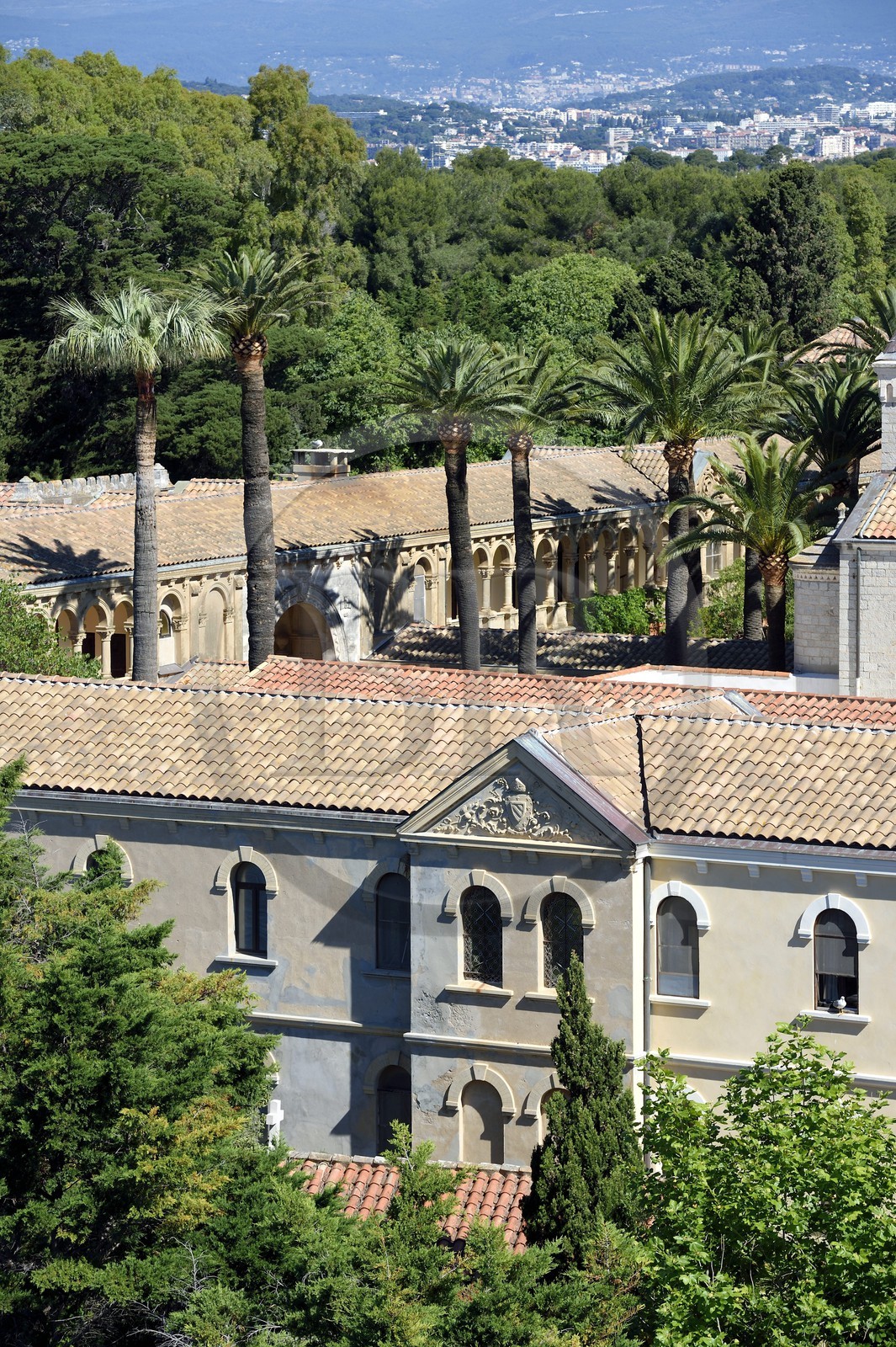 France, Alpes-Maritimes (06), Cannes, Iles de Lérins, Ile de Saint-Honorat, Abbaye de Lérins