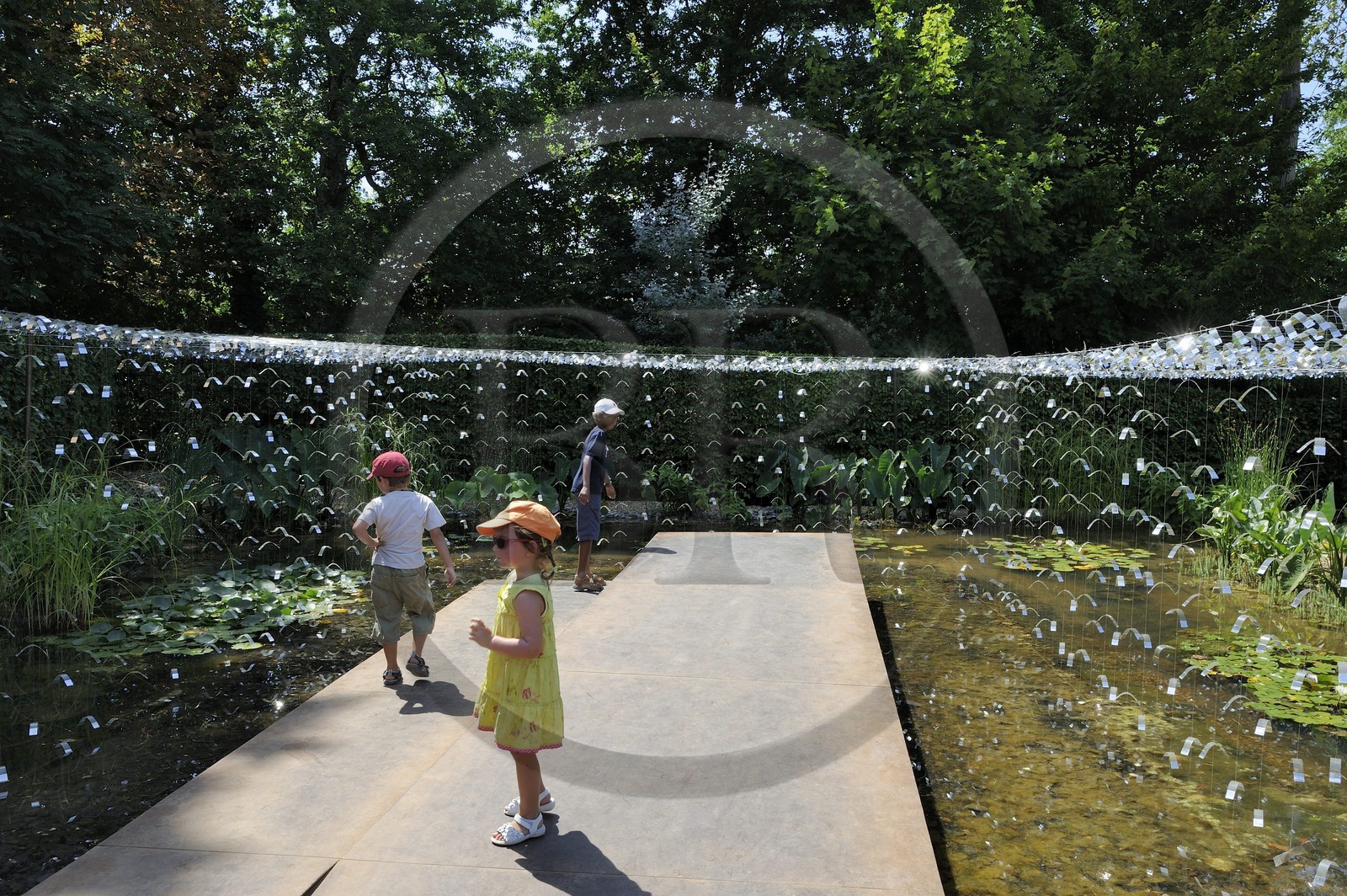 France, Loir-et-Cher (41), Vallée de la Loire classée Patrimoine Mondial de l'UNESCO, château de Chaumont-sur-Loire, festival international des jardins de Chaumont