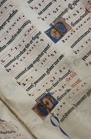 France, Manche, Avranches, the Scriptorial, Mont Saint Michel Manuscripts Museum, original Mont manuscripts