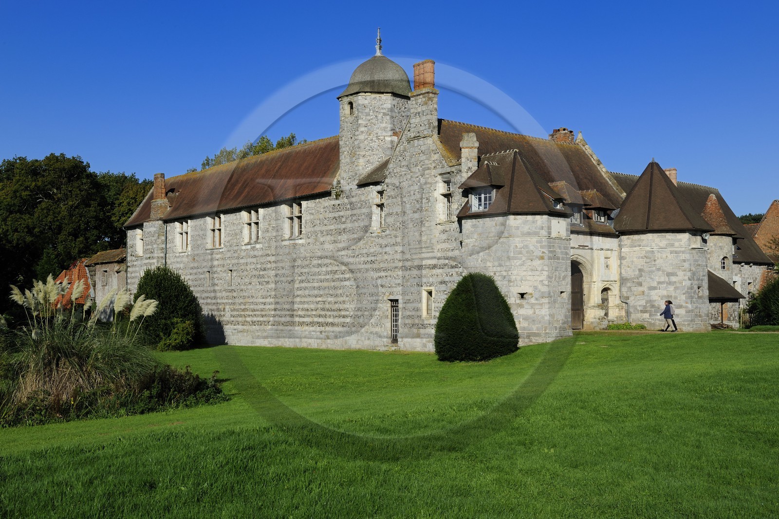 France, Seine-Maritime (76), Varengeville-sur-Mer, le Manoir d' Ango
