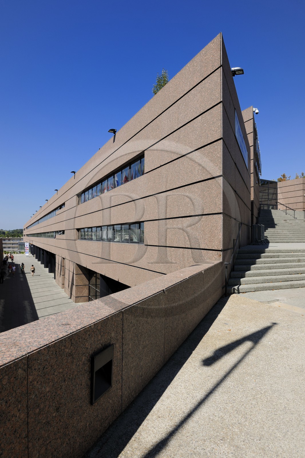 France, Hérault (34), Montpellier, le Corum de l'architecte Claude Vasconi