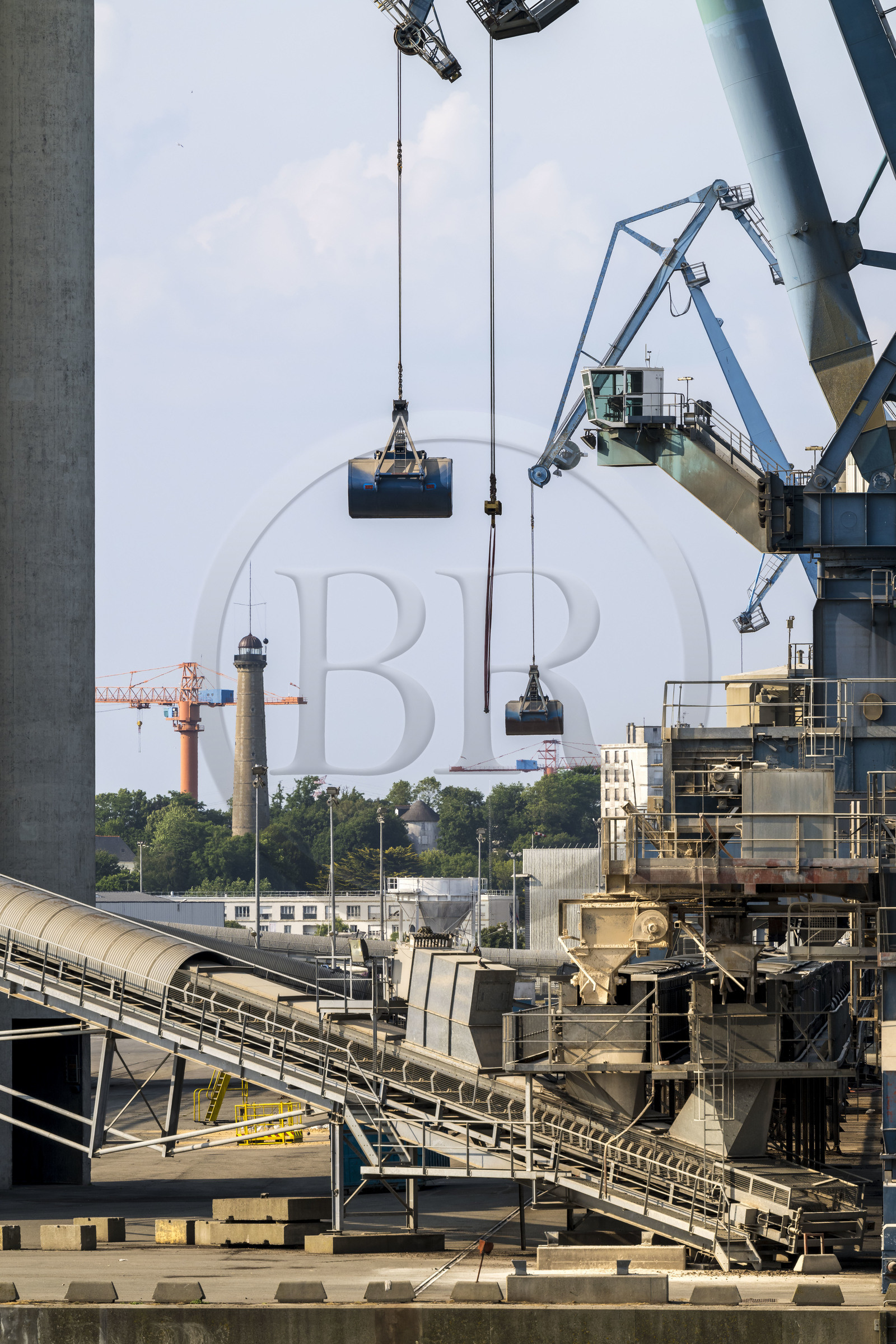 France, Morbihan (56), Lorient, port de commerce