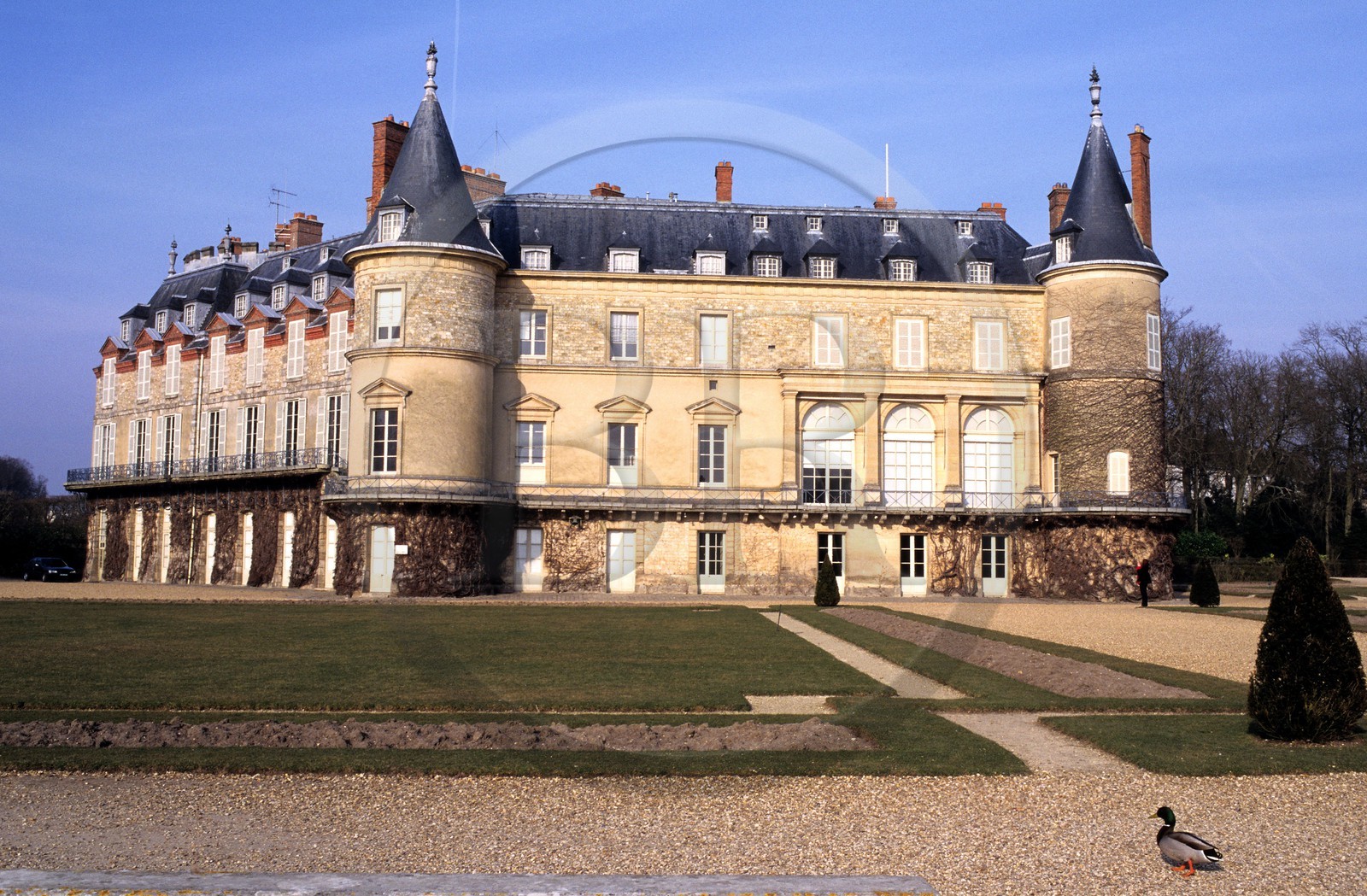 France, Yvelines (78), château de Rambouillet (résidence présidentielle)