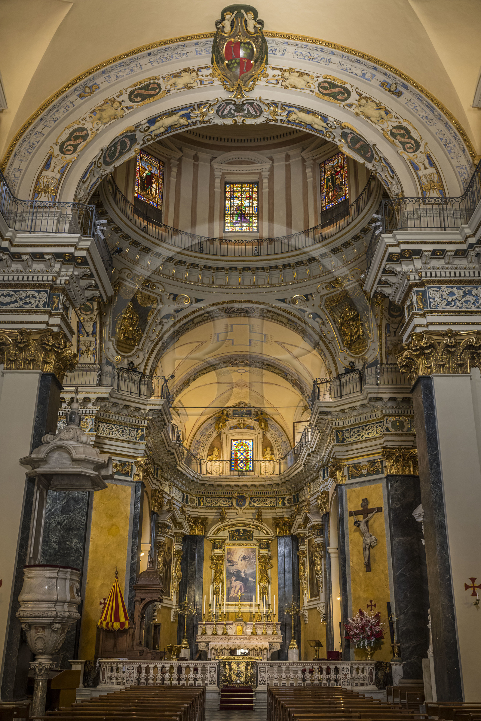 France, Alpes-Maritimes (06), Nice classée Patrimoine Mondial de l'UNESCO, le Vieux Nice, Cathédrale Sainte Réparate