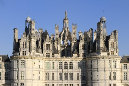 France, Loir et Cher (41), Vallée de la Loire classée Patrimoine Mondial de l' UNESCO, château de Chambord