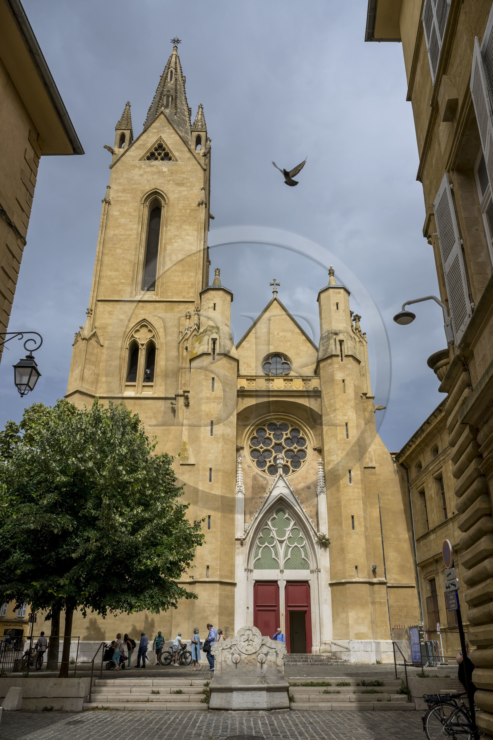 France, Bouches-du-Rhône (13), Aix en Provence, église Saint Jean de Malte (XIIIème siècle)