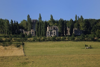 France, Saône et Loire (71), Mazille, Couvent de l'Ordre du Carmel, réalisation de l'architecte catalan Josep Lluís Sert (1968-1972), ancien assistant de Le Corbusier