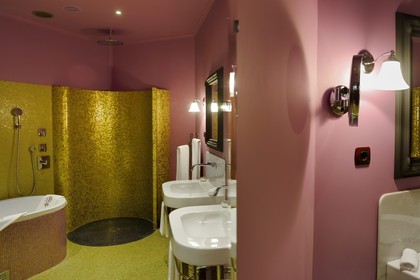 Suède, Västra Götaland, Göteborg (Gothenburg), Dorsia Hotel, salle de bain