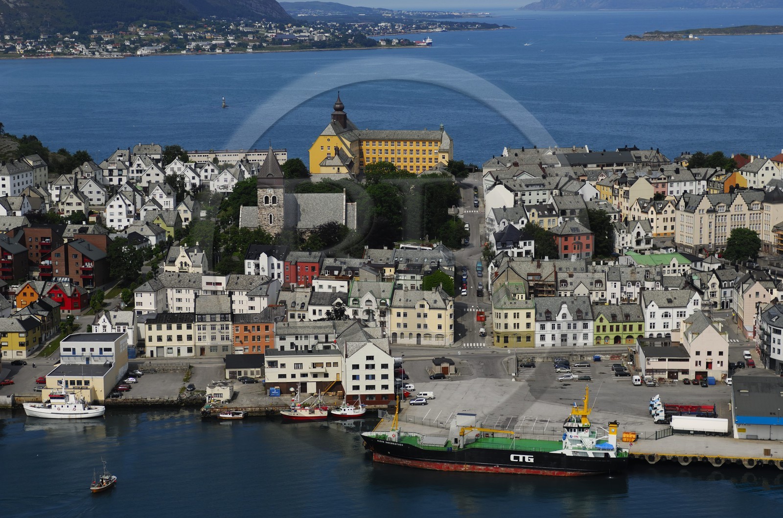 Norvège, More Og Romsdal, Alesund, le bout du tunnel