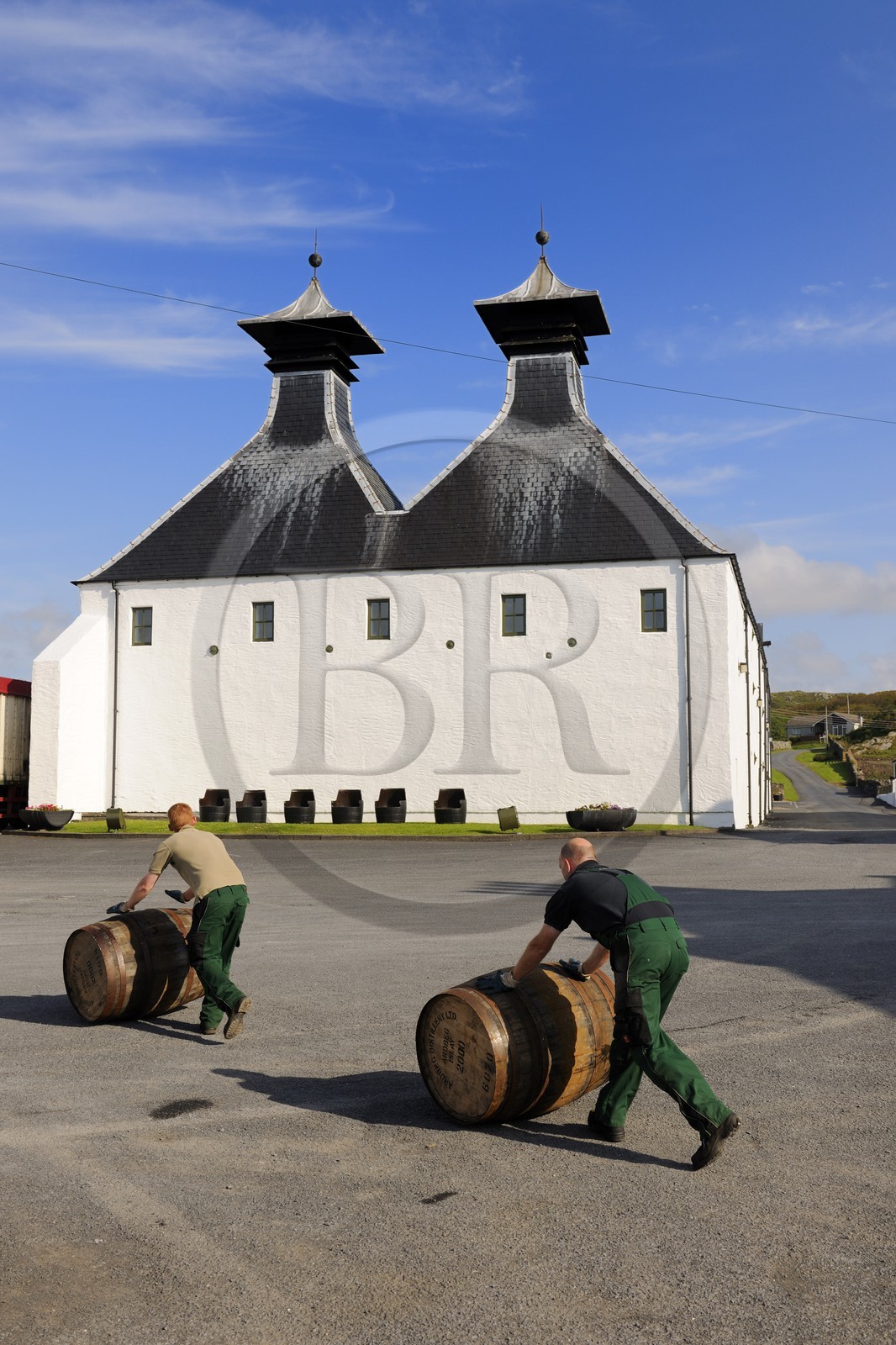 United Kingdom, Scotland, Inner Hebrides, Islay Island, Port Ellen, Ardbeg Scotch whisky distillery