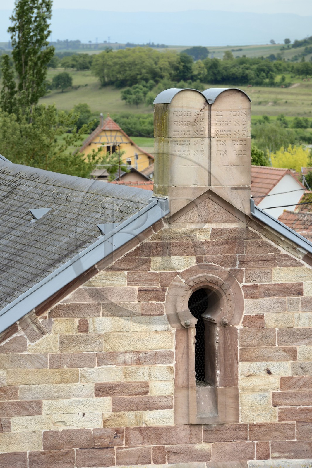 France, Bas-Rhin (67), Westhoffen, l'ancienne synagogue