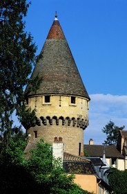 France, Saône-et-Loire (71), Mâconnais, Cluny, tour Fabry du XIVe Siècle