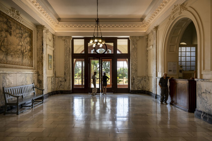 France, Alpes-Maritimes (06), Menton, l'ancien palace l'Imperial (1913) transformé en appartements privés