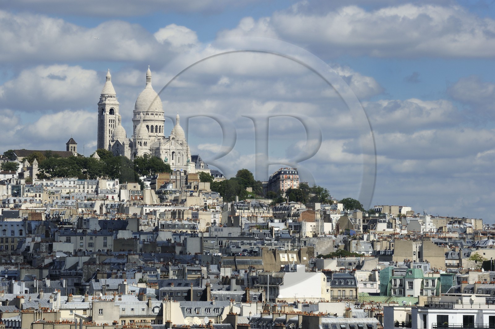 France, Paris (75), le Sacré Coeur sur la Butte Montmartre