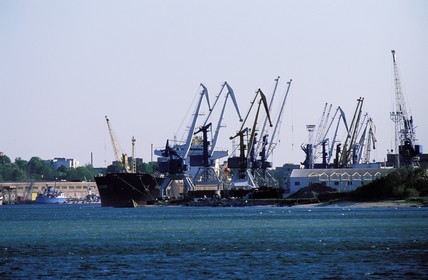 Estonia (Baltic States), Harju Region, Tallinn, European Capital of Culture 2011, commercial harbour