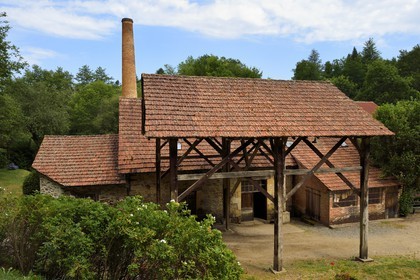 France, Dordogne (24), Périgord Noir, Payzac, ancienne Papeterie de Vaux