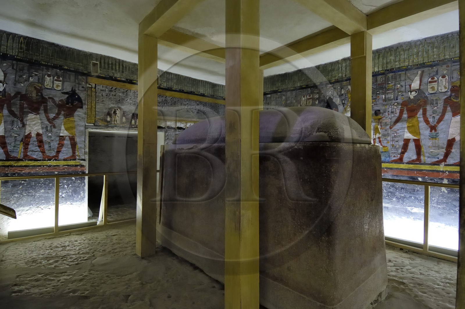 Egypte, Haute Egypte, vallée du Nil, environs de Louxor, nécropole thébaine classée Patrimoine Mondial de l'UNESCO, Thèbes Ouest, vallée des Rois, tombe de Ramses III