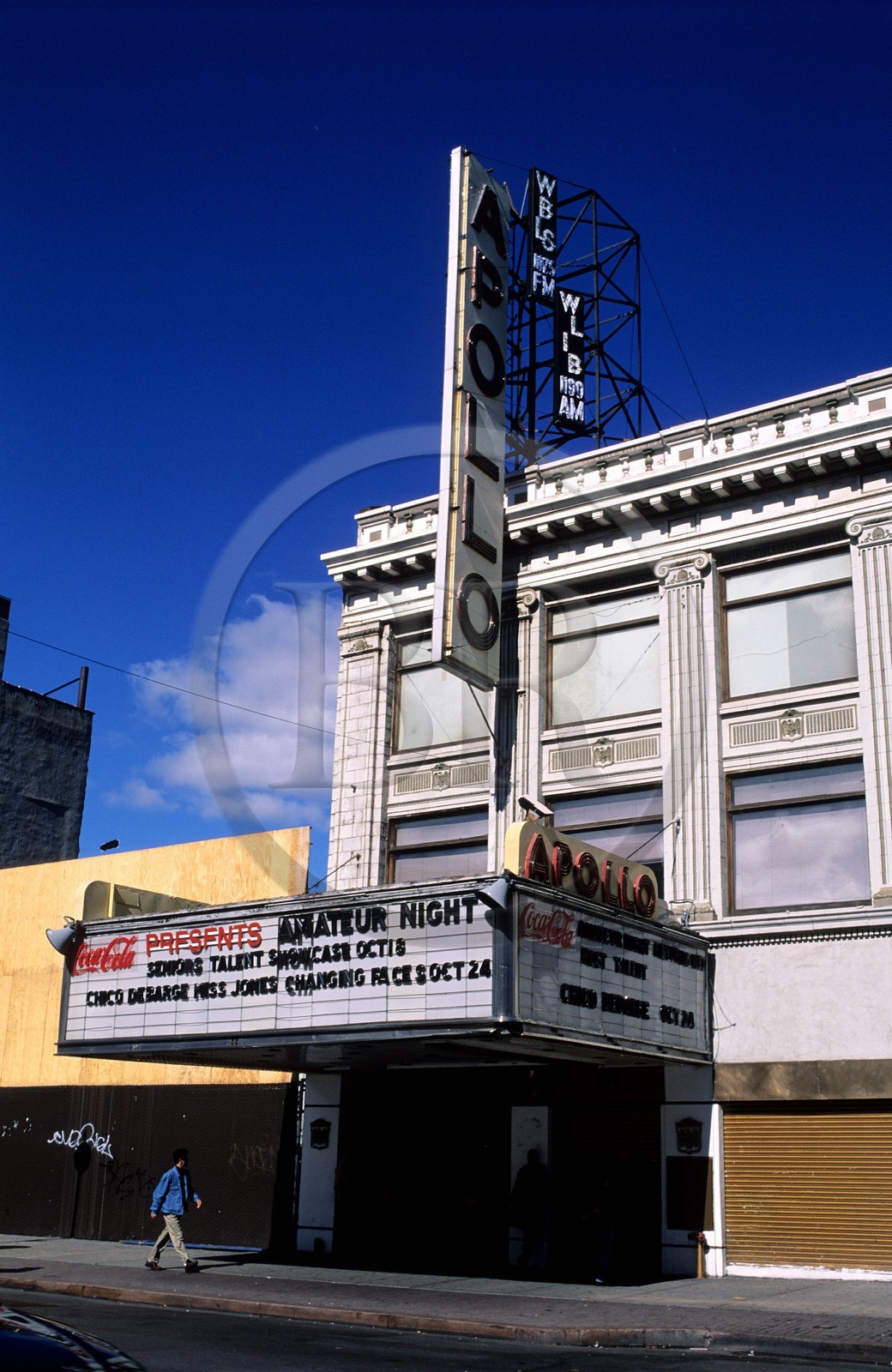 états-Unis, New York, Manhattan, Harlem, 125 street (Martin Luther King Jr Bd) l' Apollo Theatre