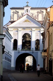 Lituanie (Pays Baltes), Vilnius, portes de l'Aurore vestige des portes de la ville