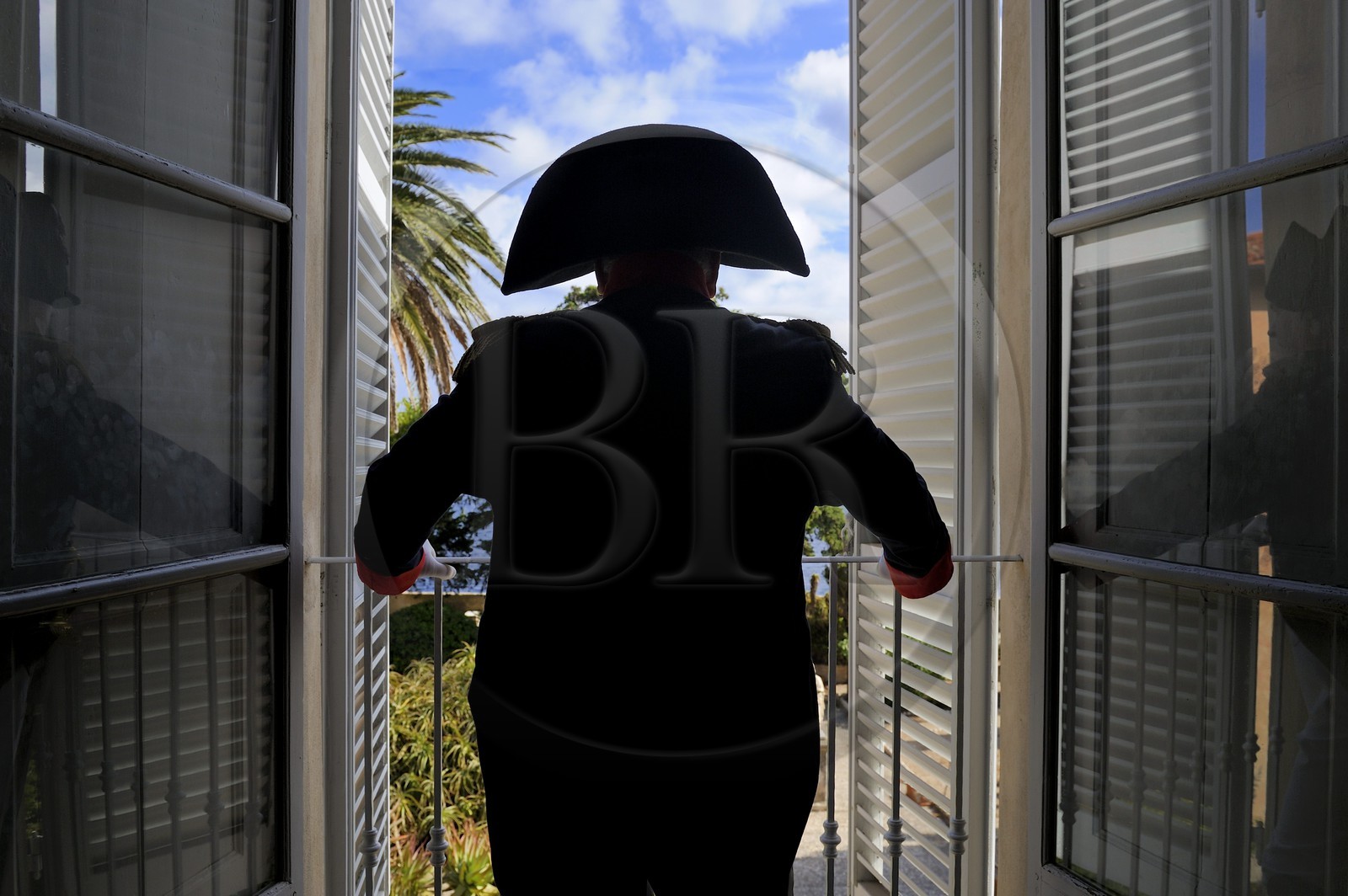 Italie, Toscane, l’Ile d’Elbe, Portoferraio, Napoléon 1er dans sa maison du Palazzina dei Mulini