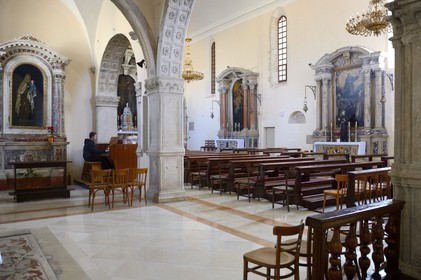Croatie, Dalmatie, côte dalmate, Zadar, église et couvent Saint-François