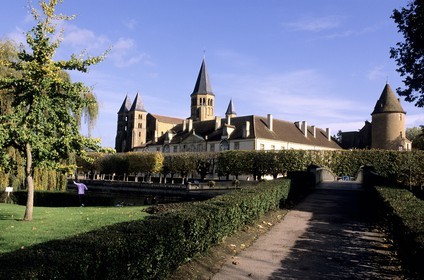 France, Saone et Loire, Paray le Monial, romanesque church Sacre Coeur
