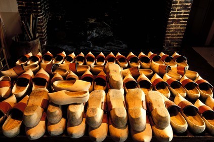 France, Eure, Haie de Routot village, clog museum