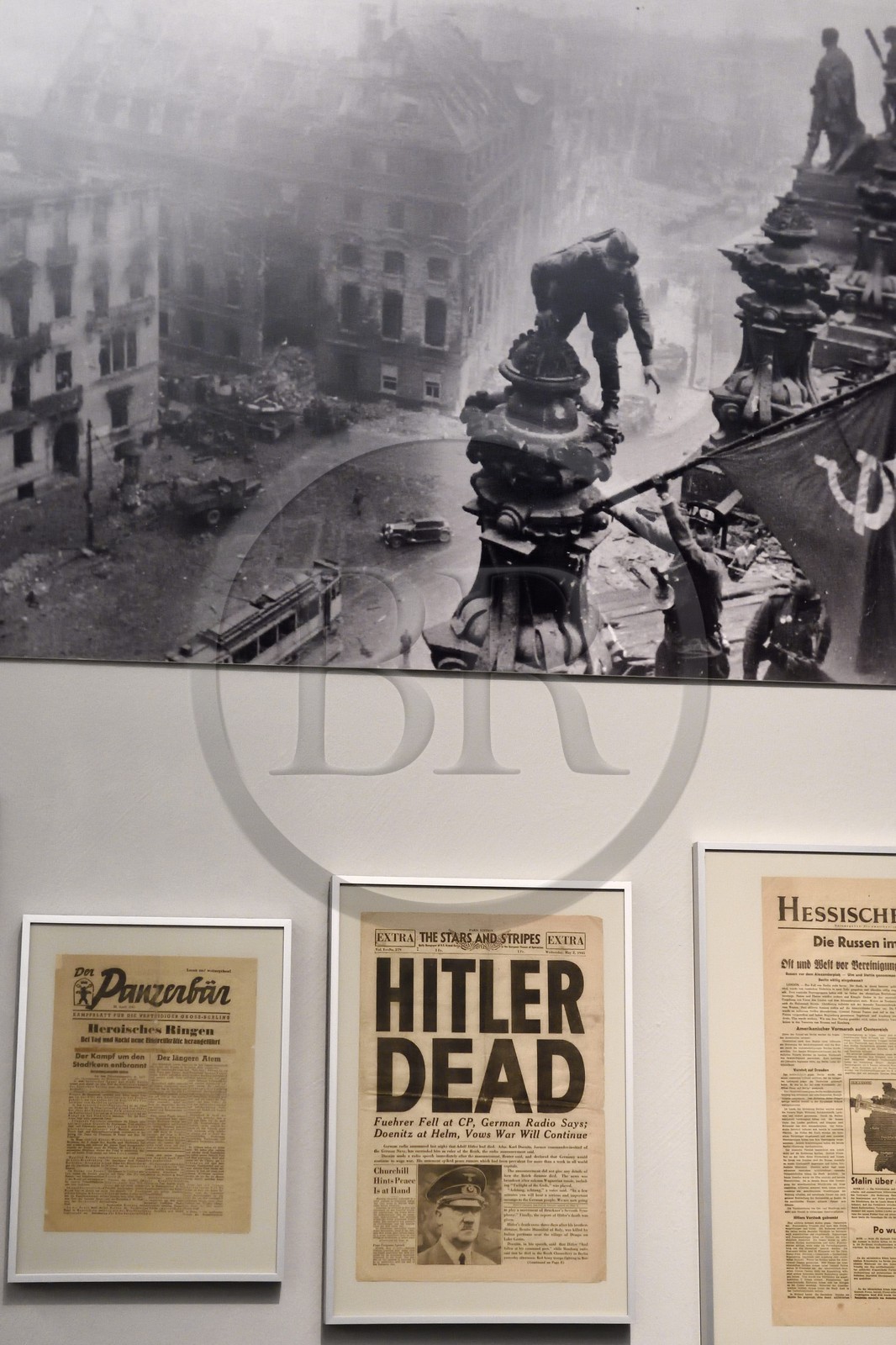 Allemagne, Berlin, le Deutsches Historisches Museum (musée de l’histoire allemande), Régime national-socialiste et la seconde guerre mondiale, la chute de Berlin