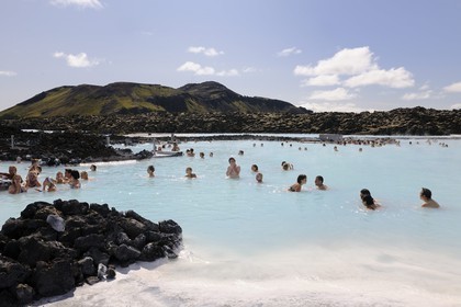 Iceland, Sudurnes Region, Grindavik, the Blue Lagoon