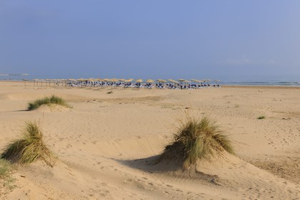 Maroc, région de l'Oriental, station balnéaire de Mediterrania Saïdia, la plage de l'hôtel Iberostar