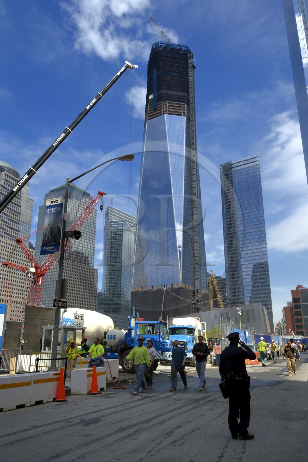 Etats-Unis, New York, Manhattan, One World Trade Center (1WTC) devenue la plus haute tour de NYC depuis le 30 avril 2012