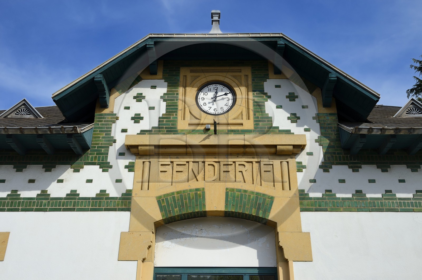 France, Moselle (57), Vallée de la Fensch, Hayange, ancien batiment de la Fenderie du site d'ArcelorMittal anciennement Wendel, lieu où l’on fend le fer en verges, après qu’il a été mis en barre